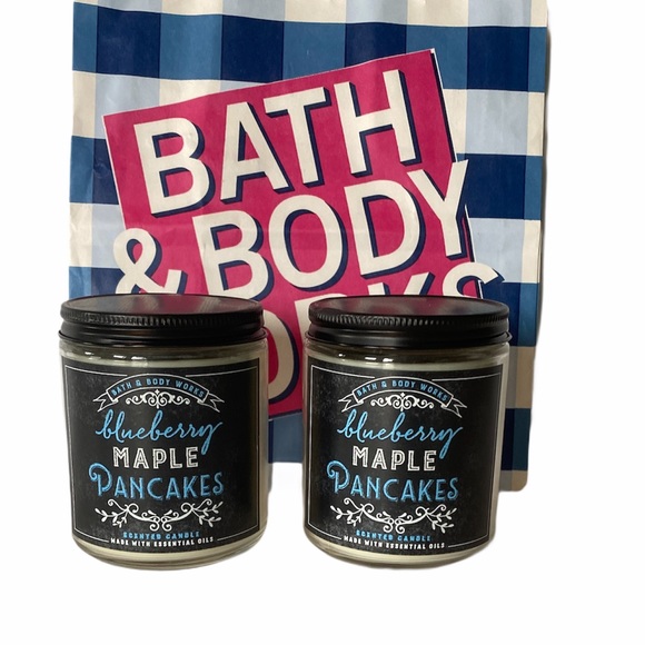 Bath & Body Works Blueberry Maple Pancakes Candles